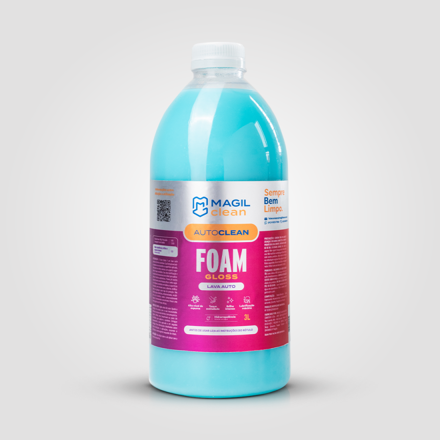 Shampoo Lava Auto Foam Gloss Magilclean (3 litros)