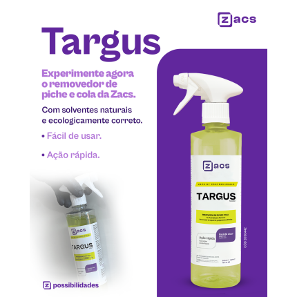 Removedor de piche e cola Targus Zacs (500ml)