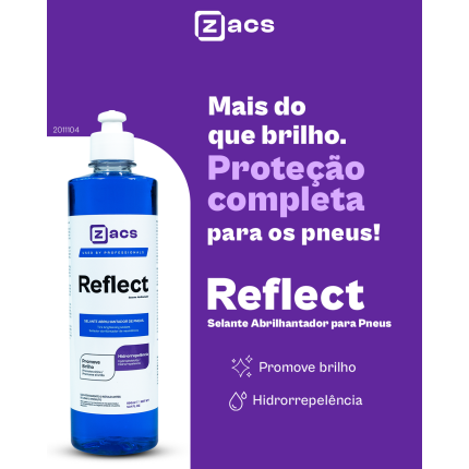 Pneu Pretinho Reflect Zacs (500ml)