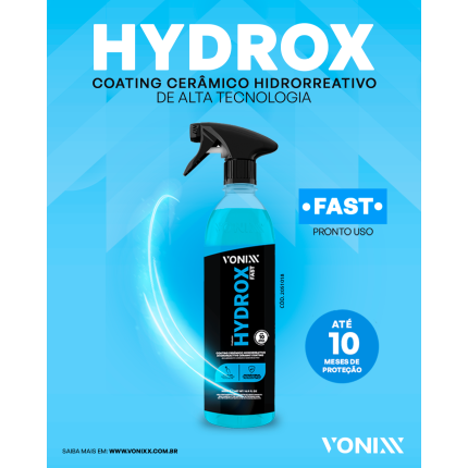 Revestimento cerâmico em spray Hydrox Fast Vonixx (500ml)