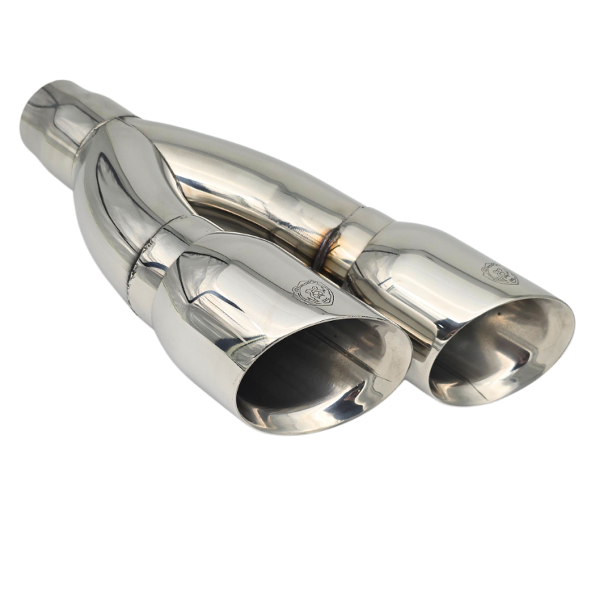 Ponteira Dupla Escapamento Em Inox Barenwald Messel 4"