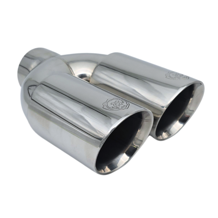 Ponteira Dupla Escapamento Em Inox Barenwald Mitte 3"