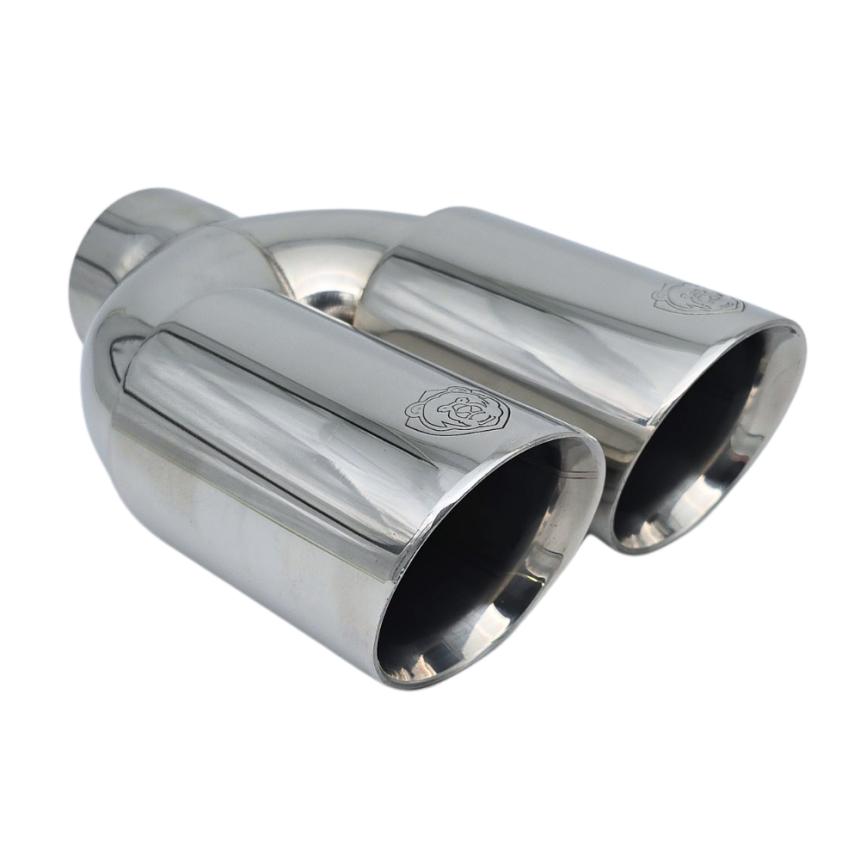 Ponteira Dupla Escapamento Em Inox Barenwald Mitte 3"