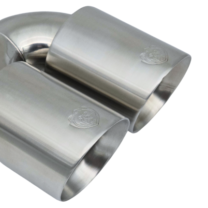 Ponteira Dupla Escapamento Em Inox Barenwald Mitte 3,5" Brushed