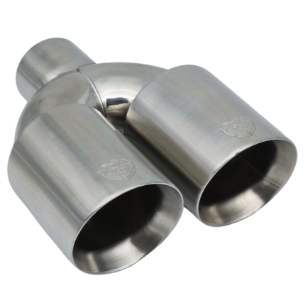 Ponteira Dupla Escapamento Em Inox Barenwald Mitte 3,5" Brushed