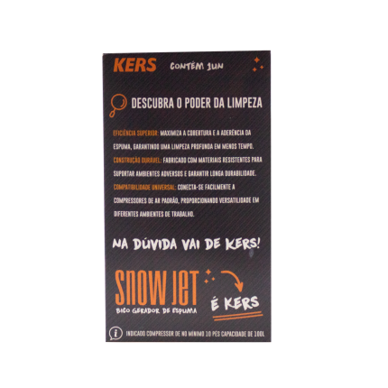 Bico Snow Jet Snow Acoplador para Pistola de Ar Kers