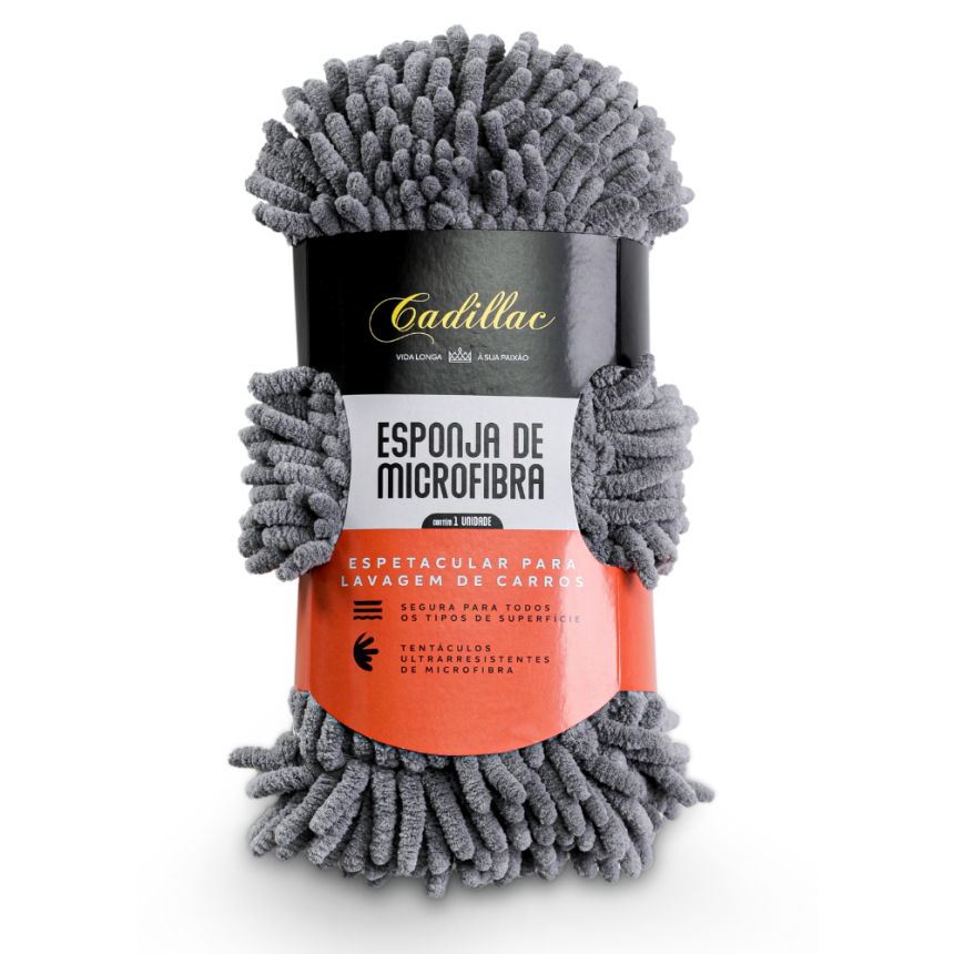 Esponja de microfibra Tentáculos com Elástico Cadillac