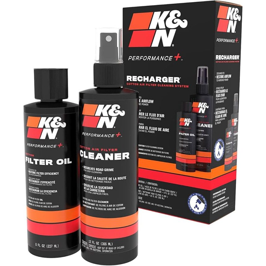 Kit limpeza K&N para filtro de ar (Azul)