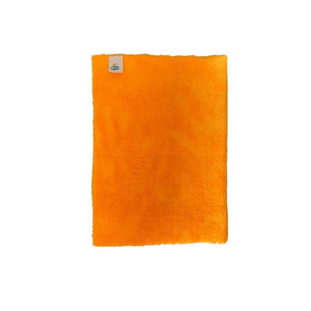 Toalha de microfibra laranja Corte Laser 500GSM JS (40x60cm)