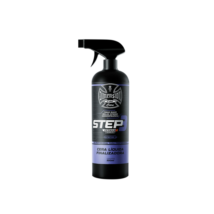 Cera Automotiva em Spray Step 3 Dimension Car Care (500ml)