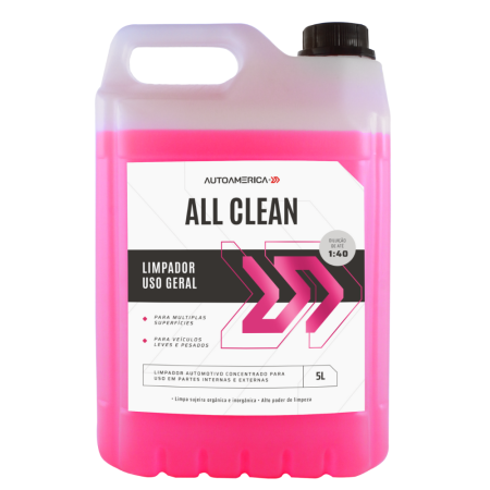 Limpador Uso Geral All Clean concentrado Autoamerica (5 litros)