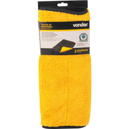 Toalha de microfibra Supermacia 420GSM Vonder (45x38cm)