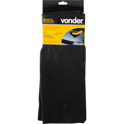Kit toalhas de microfibra 200GSM Vonder (30X40cm) (5 unidades)
