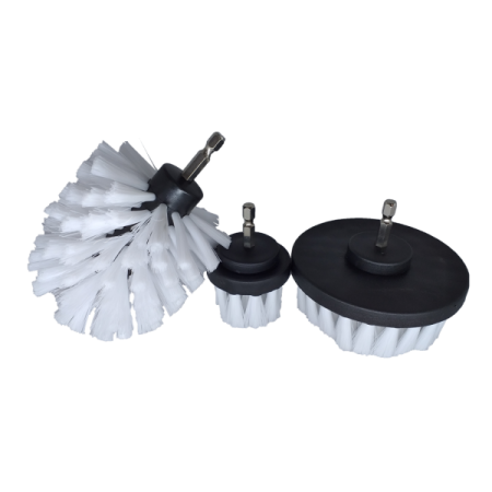Kit Escovas de Limpeza para Furadeira/Parafusadeira Macia Sigma Tools (3 unidades)