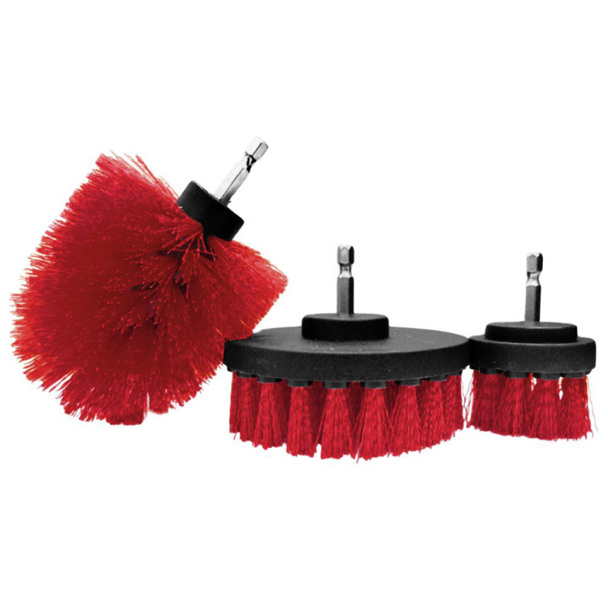 Kit Escovas de Limpeza para Furadeira/Parafusadeira Média Sigma Tools (3 unidades)