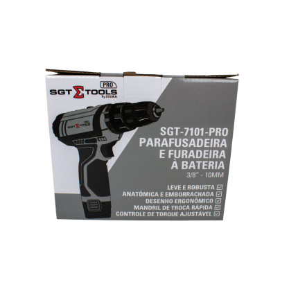 Parafusadeira e Furadeira à Bateria Sigma Tools SGT-7101-PRO