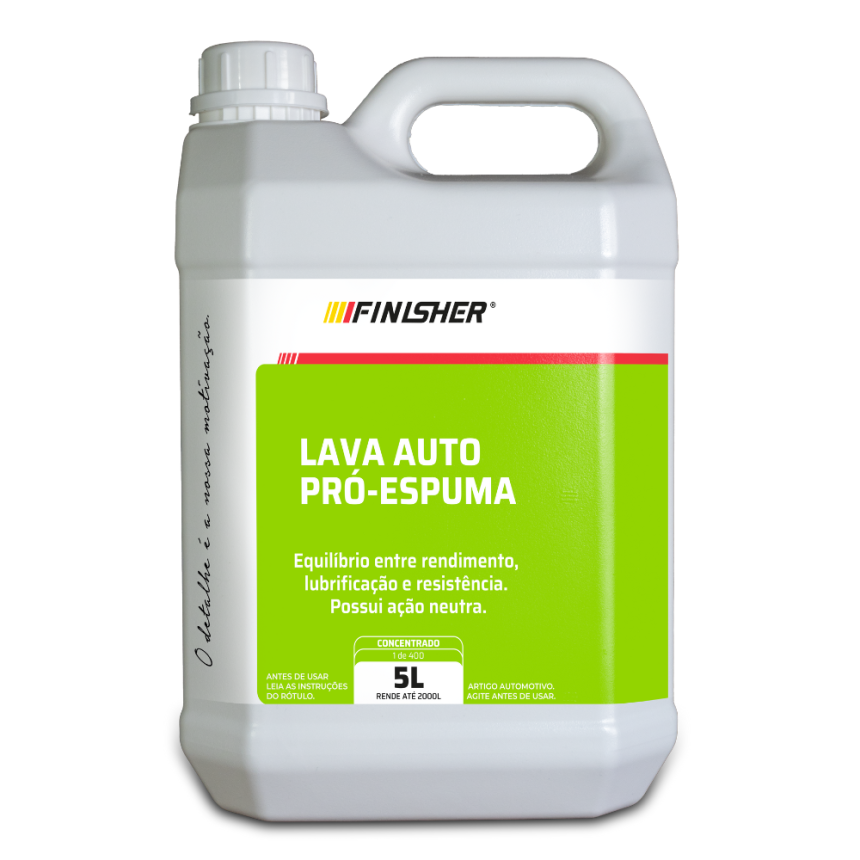 Shampoo Lava Auto Pró-Espuma Finisher (5L)