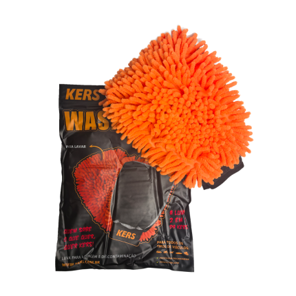 Luva Dual Action Microfibra Tentáculos e Claybar  Kers