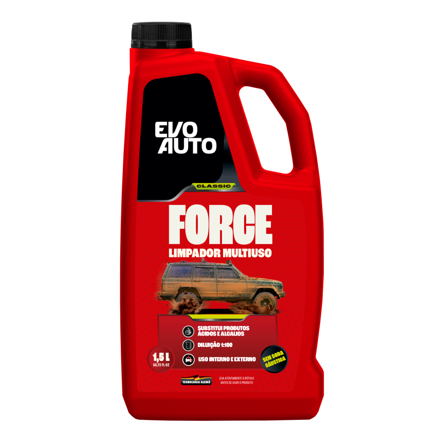Limpador Multiuso Force Evo Auto (1,5 litro) Concentrado