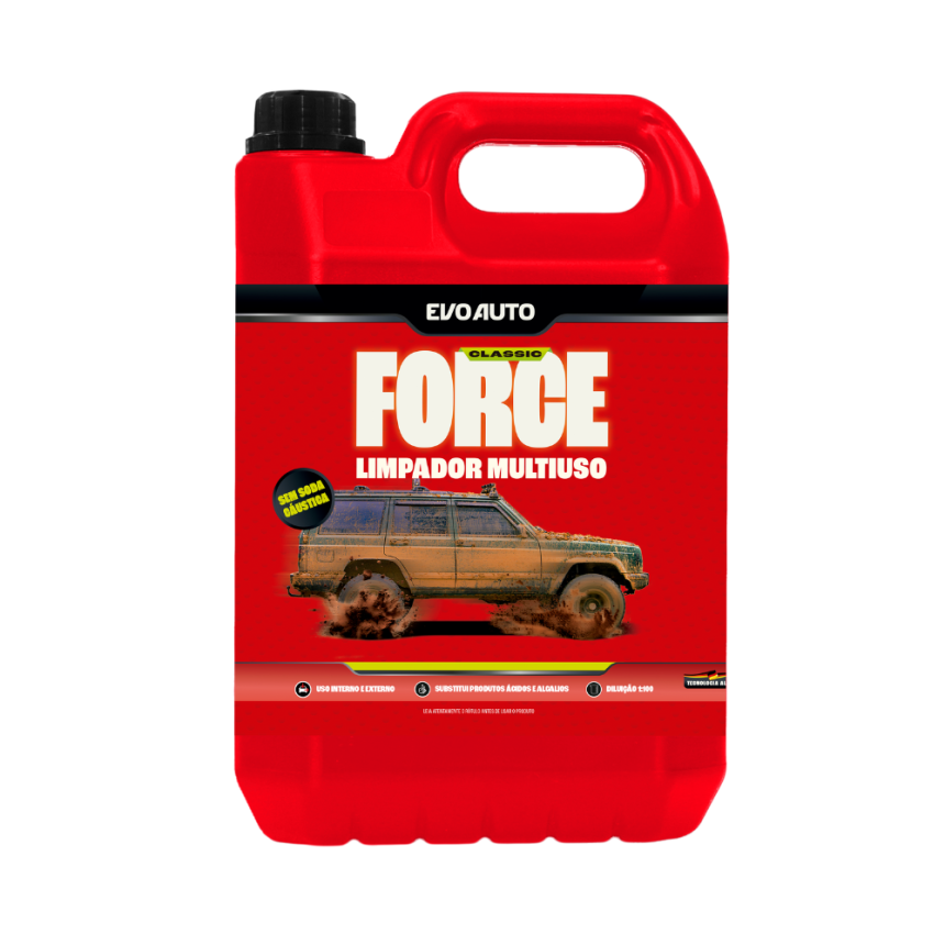 Limpador Multiuso Force Evo Auto (5 litros) Concentrado