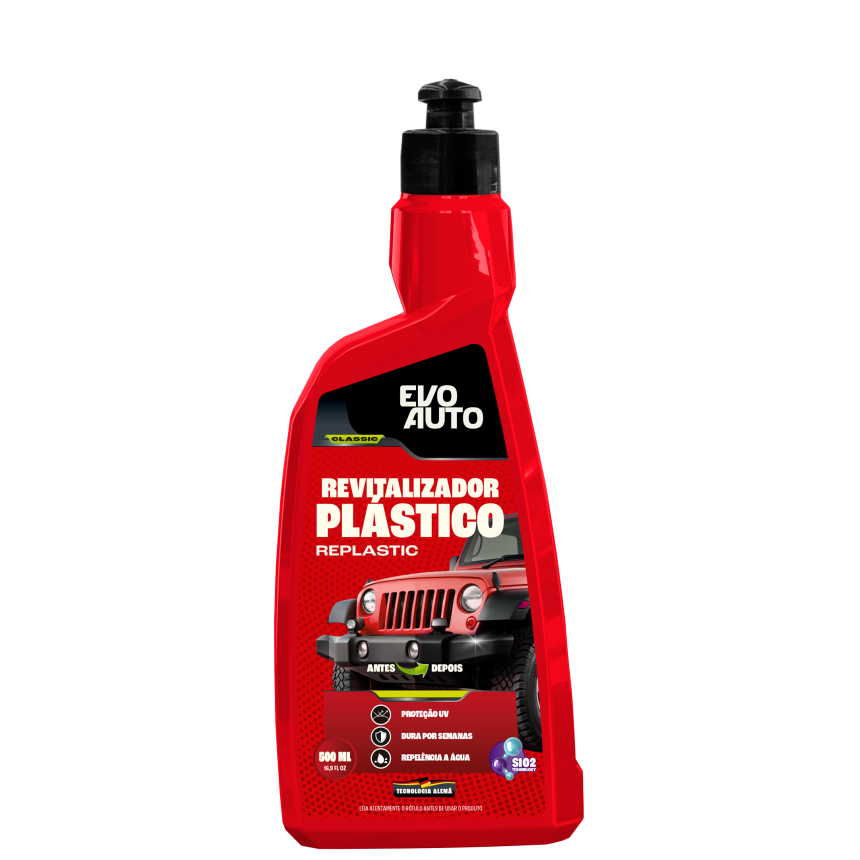 Revitalizador de plásticos Replastic Evo Auto (500ml)