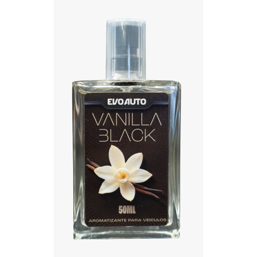 Aromatizante Vanilla Black em spray Evo Auto (50ml)