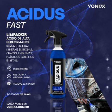 Limpador Automotivo Ácido Acidus Fast Vonixx (500ml)