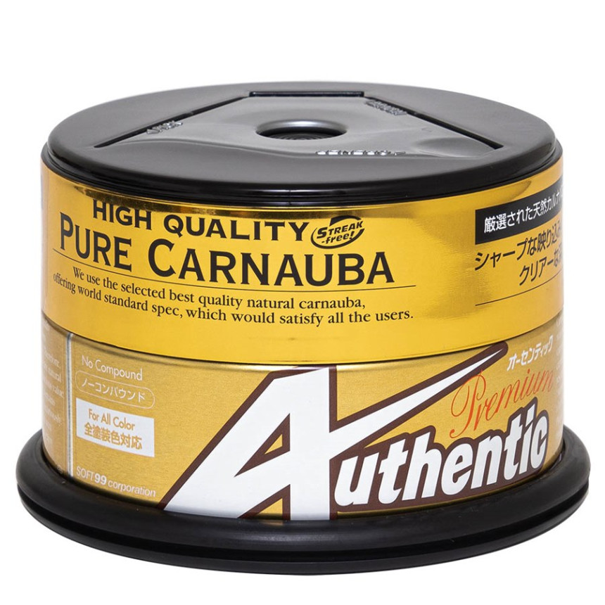 Cera Carnaúba Premium Tipo 1 Authentic Soft99 (200g)