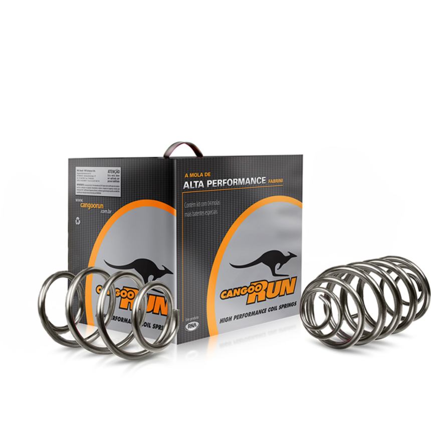 Kit molas esportivas CangooRun Peugeot 206/207 1.6 S/ Ar