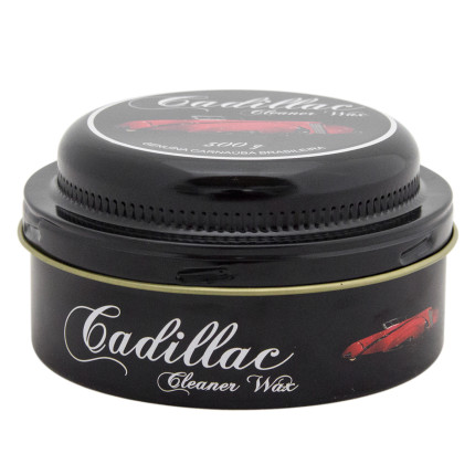 Cera carnaúba Cleaner Wax com aplicador Cadillac (300g)