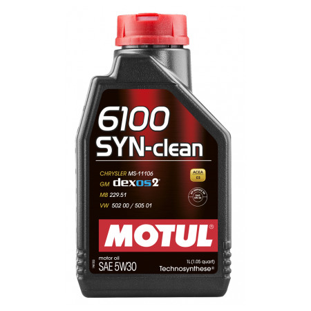 Óleo para motor Motul 6100 SYN-clean 5W30 (1 litro)