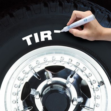 Caneta Branca para Letra de Pneus Soft99 - Tire Marker