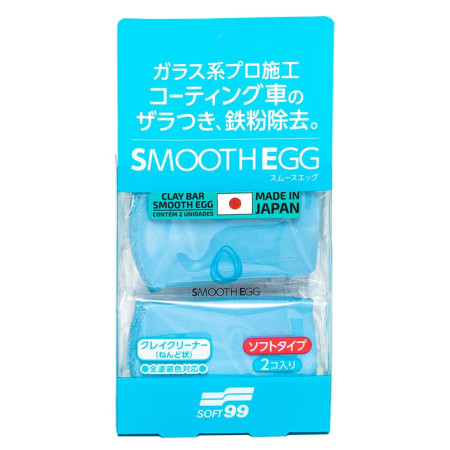 Descontaminante de Pintura Clay Bar Smooth Egg Soft99 (100gr)