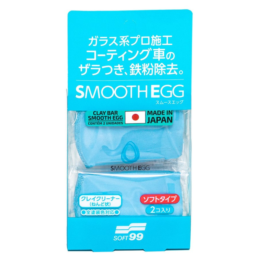 Descontaminante de Pintura Clay Bar Smooth Egg Soft99 (100gr)