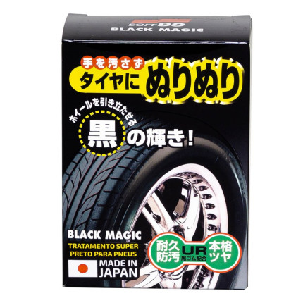 Hidratante para pneus super pretinho Black Magic Soft99 (150ml)