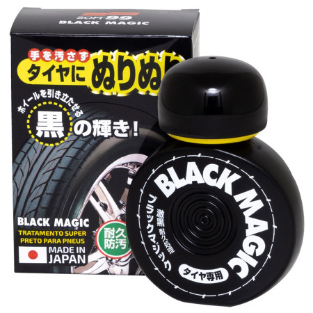 Hidratante para pneus super pretinho Black Magic Soft99 (150ml)