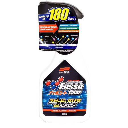 Selante em spray Fusso Speed Barrier Soft99 (500ml)