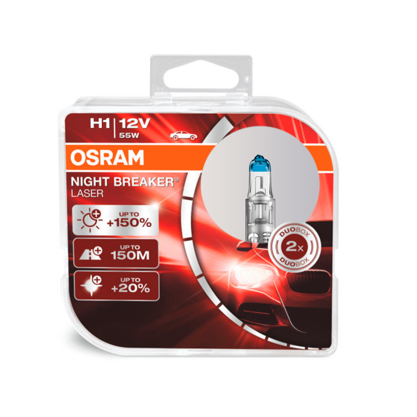 Kit Lâmpadas Osram Night Breaker Laser (H1)