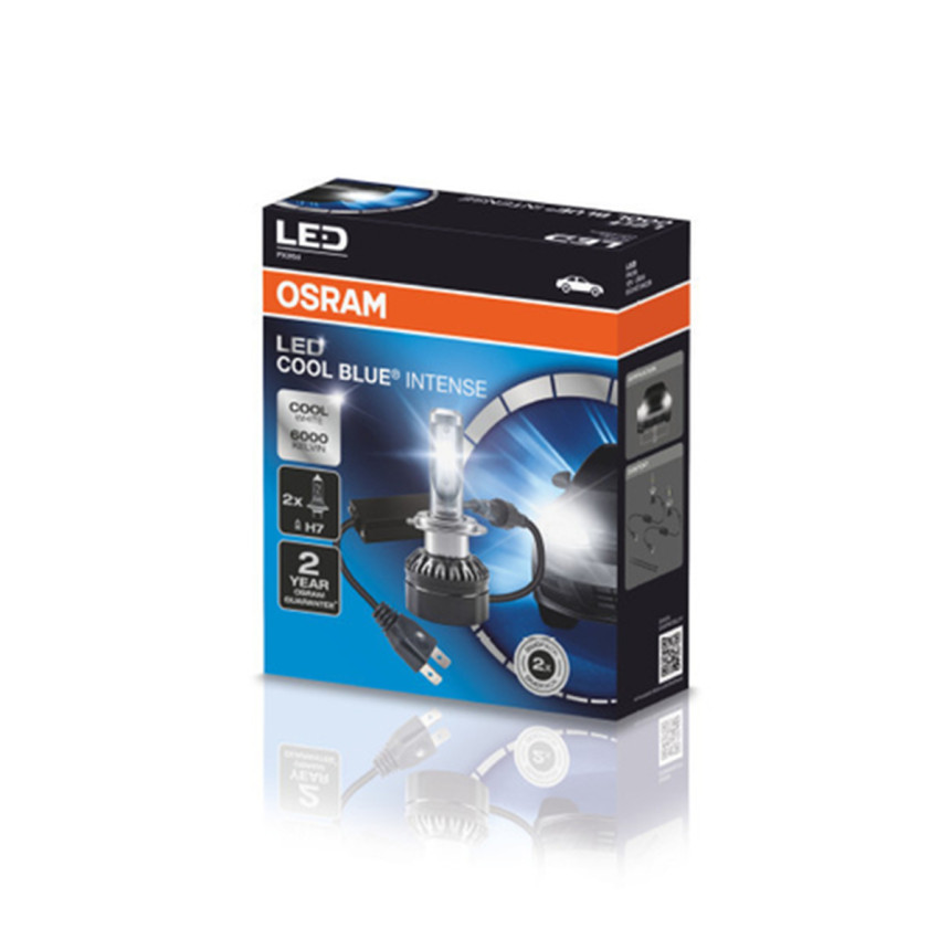 Kit Lâmpadas LED Osram Cool Blue Intense (H7)