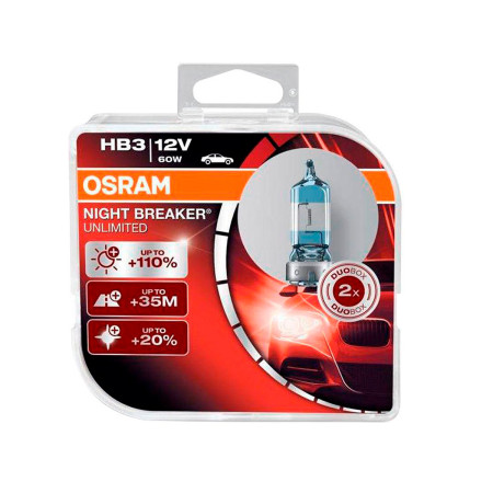 Kit Lâmpadas Osram Night Breaker Unlimited (HB3 9005)