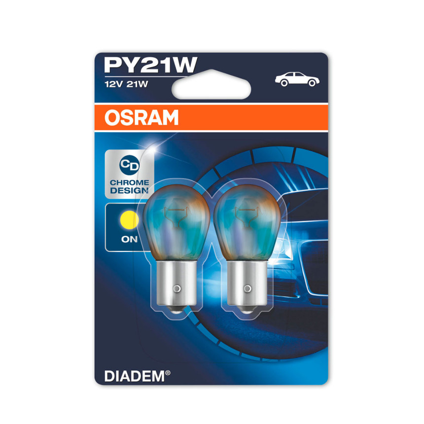 Kit par de lâmpadas Osram Diadem (PY21W)