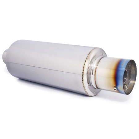 Abafador esportivo em inox Luzian Grande LA06B (Burned Tip)