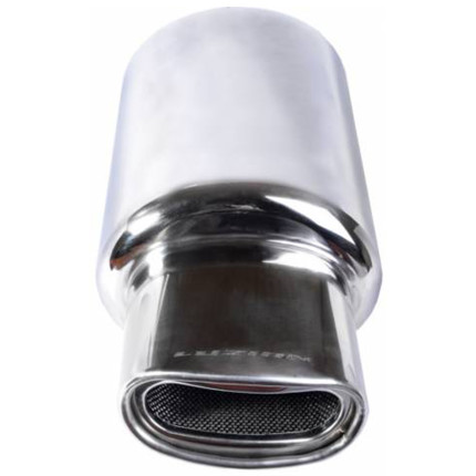 Abafador esportivo oval em inox Luzian Kaiser LA08