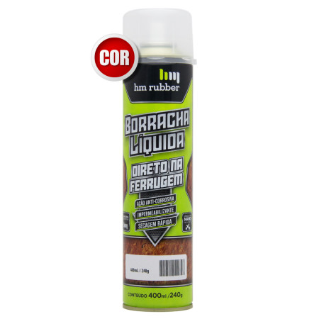 Envelopamento em spray HM Rubber Vermelho Fosco