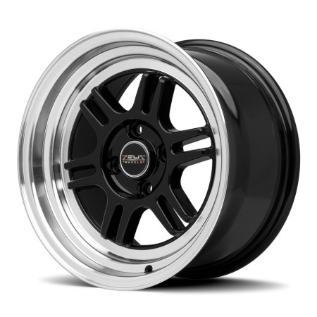 Jogo de rodas Zeus RPF1 15x8 (Diamantado com preto)