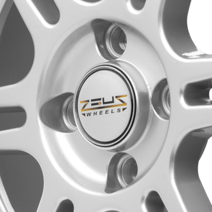 Jogo de rodas Zeus RPF1 15x8 (Diamantado com prata)