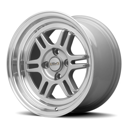 Jogo de rodas Zeus RPF1 15x8 (Diamantado com prata)