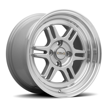 Jogo de rodas Zeus RPF1 15x8 (Diamantado com prata)