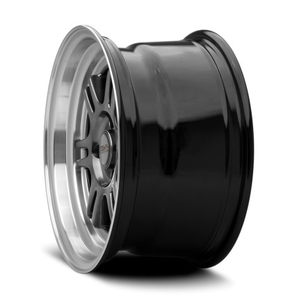 Jogo de rodas Zeus RPF1 15x8 (Diamantado com Dark Gloss)