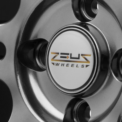 Jogo de rodas Zeus RPF1 15x8 (Diamantado com Dark Gloss)